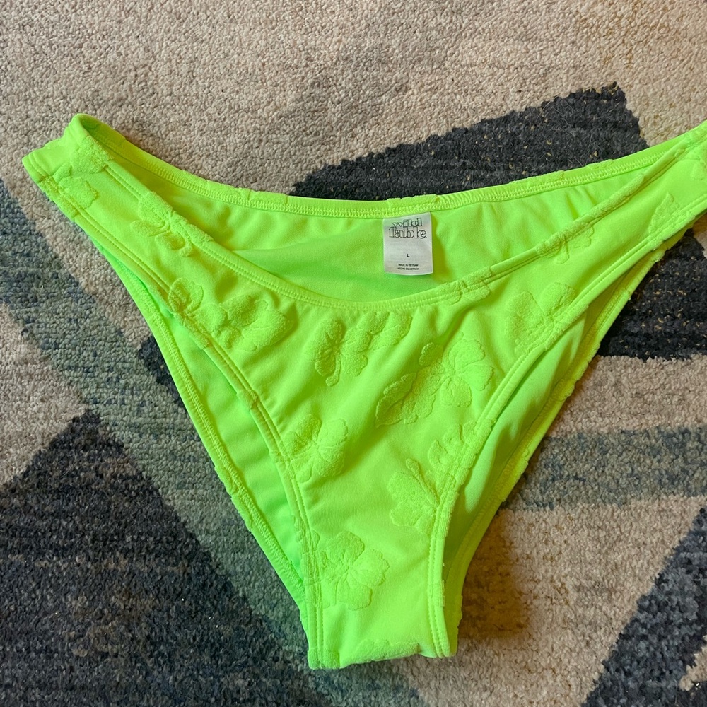 Neon Green Bikini Bottom